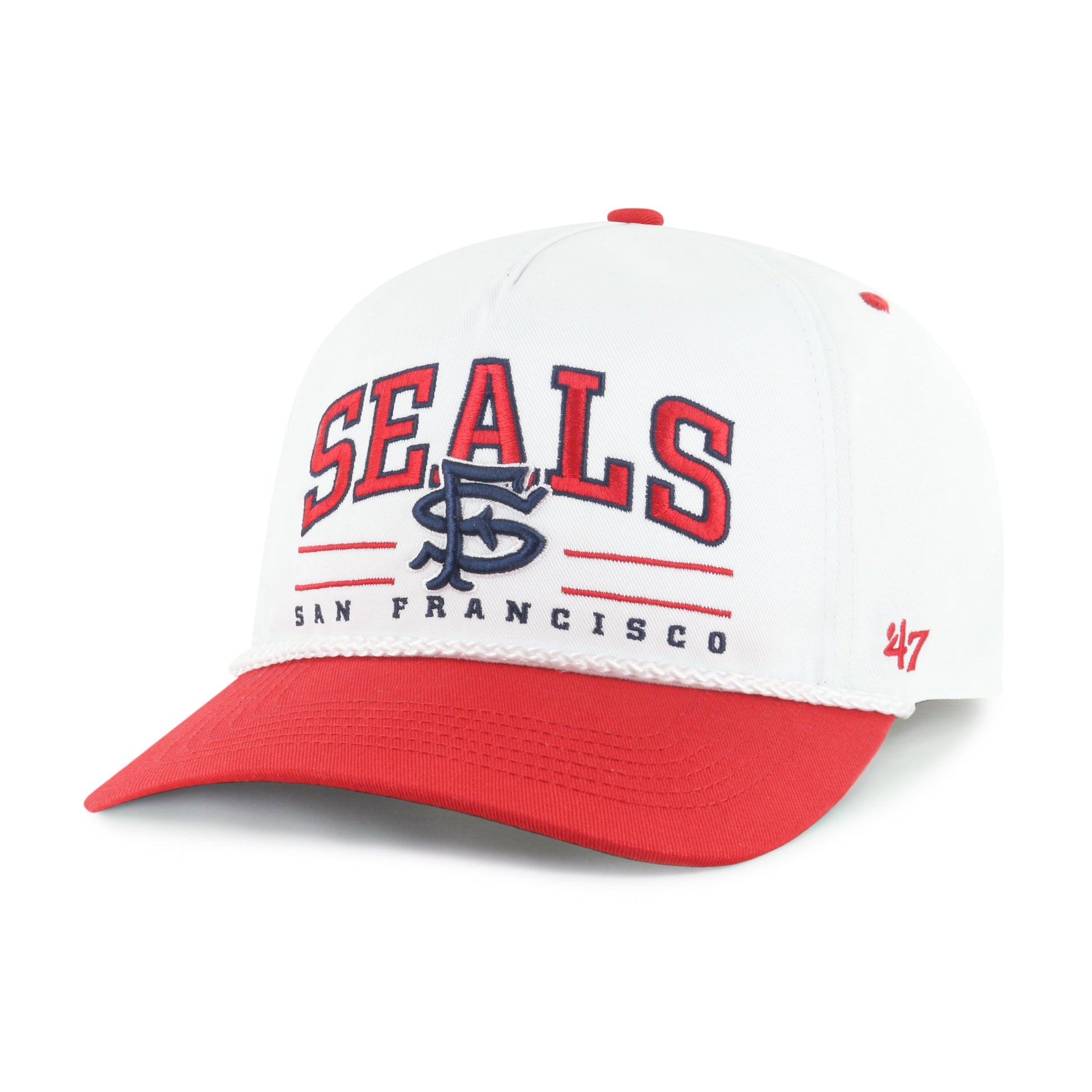 SAN FRANCISCO SEALS THROWBACK ROSCOE ROPE TWO TONE '47 HITCH