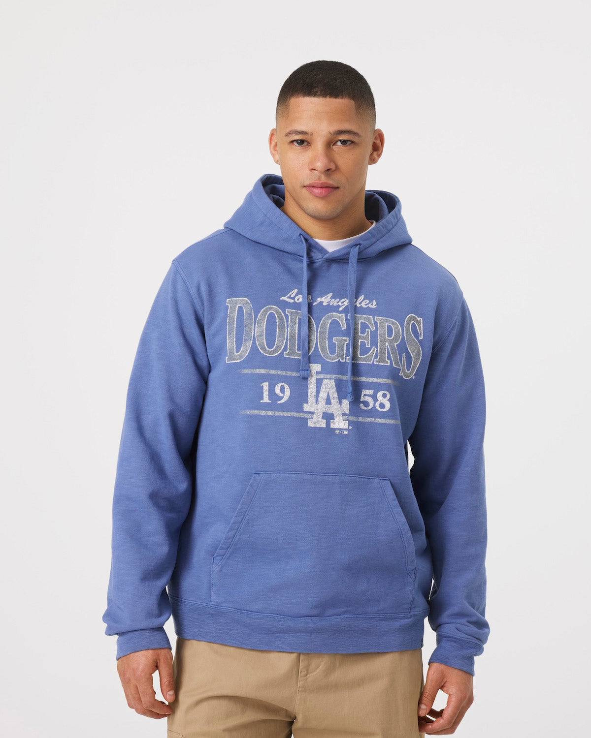 LOS ANGELES DODGERS RECLAIMED '47 SLUB FRENCH TERRY HOOD