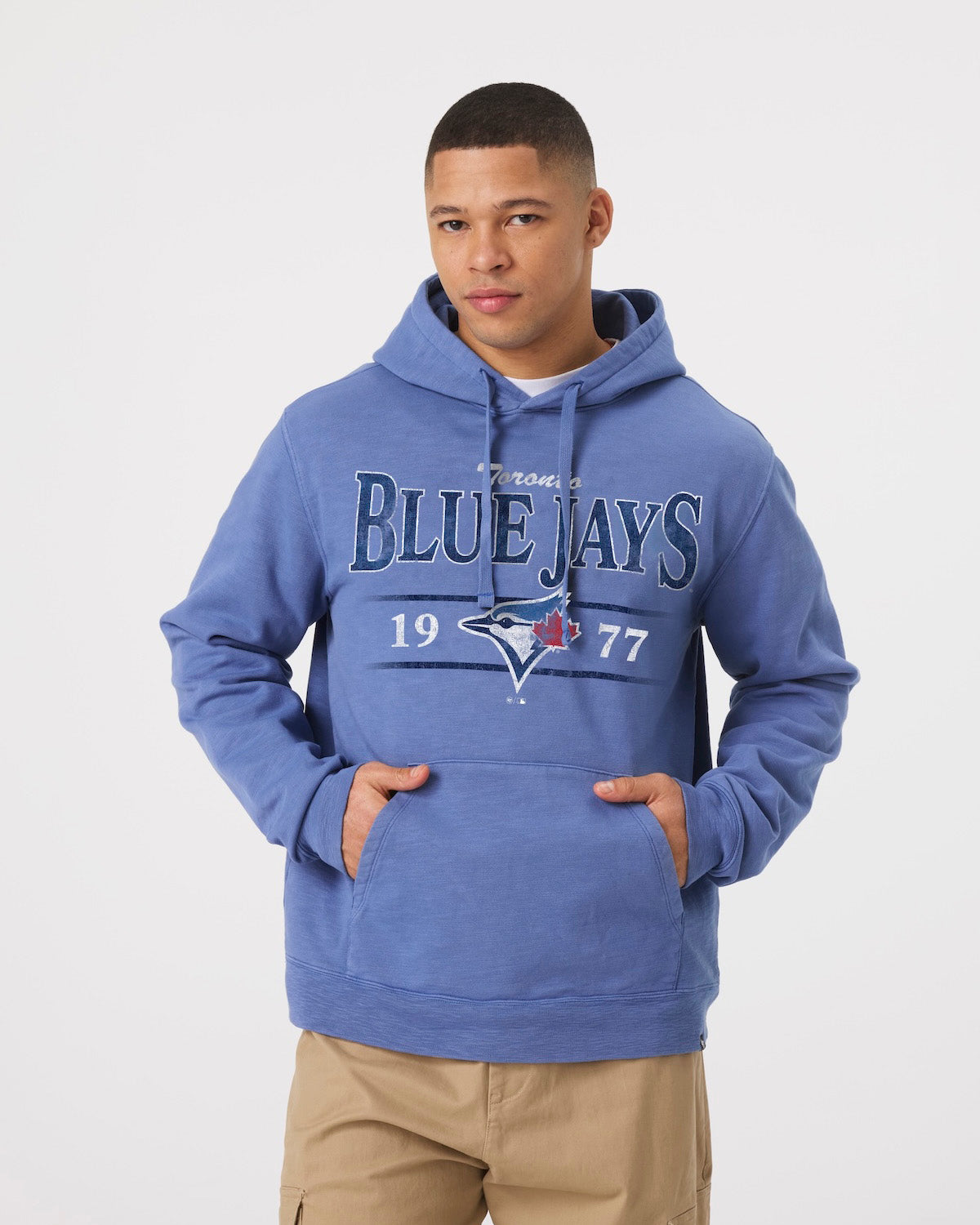 TORONTO BLUE JAYS RECLAIMED '47 SLUB FRENCH TERRY HOOD