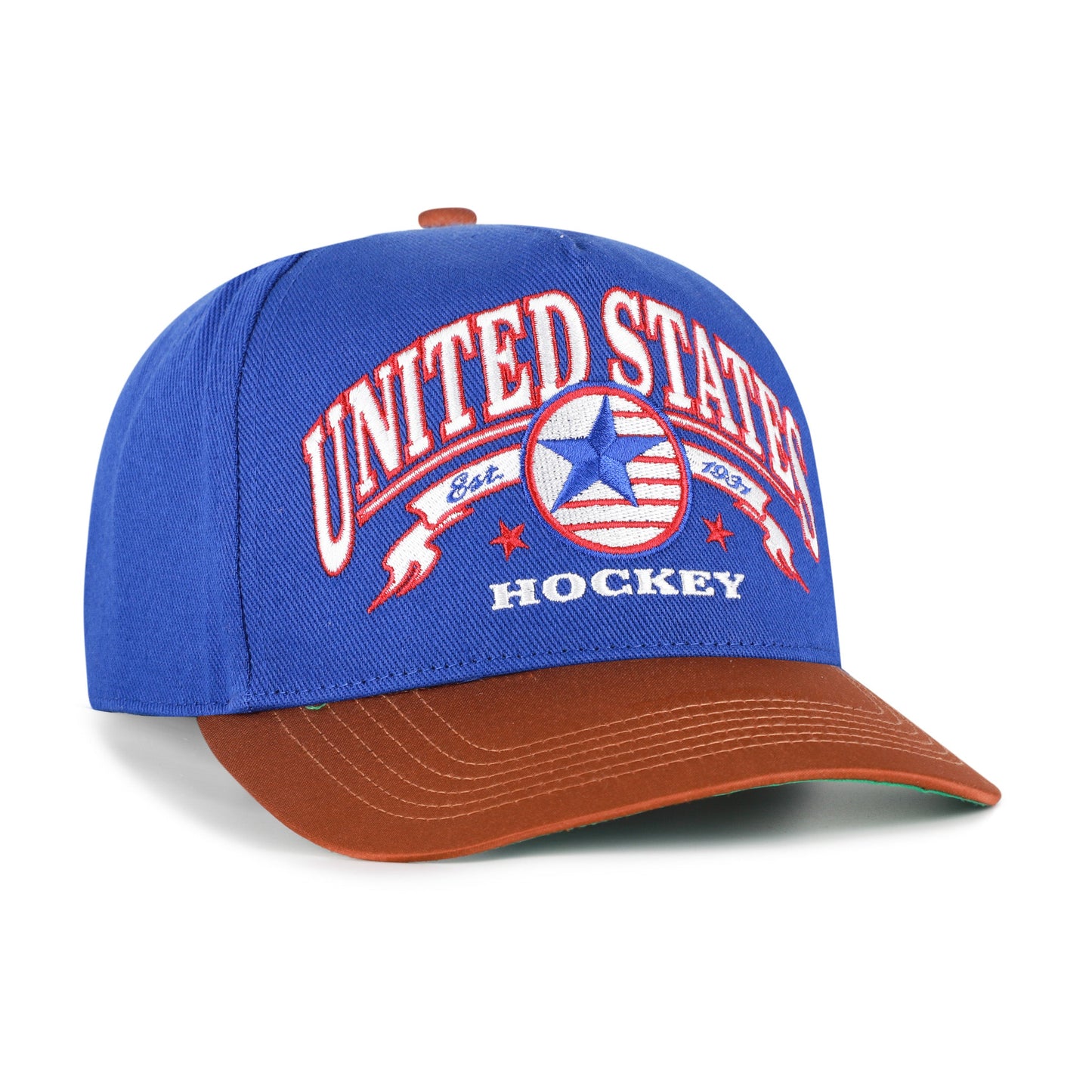 USA HOCKEY VINTAGE SPLIT BANNER '47 HITCH