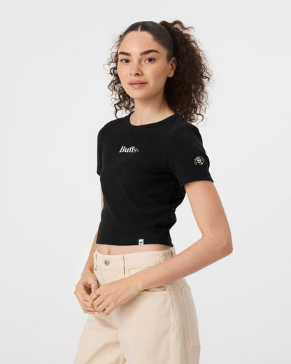 COLORADO BUFFALOES WITH LOVE '47 BABY RIB TEE WOMENS