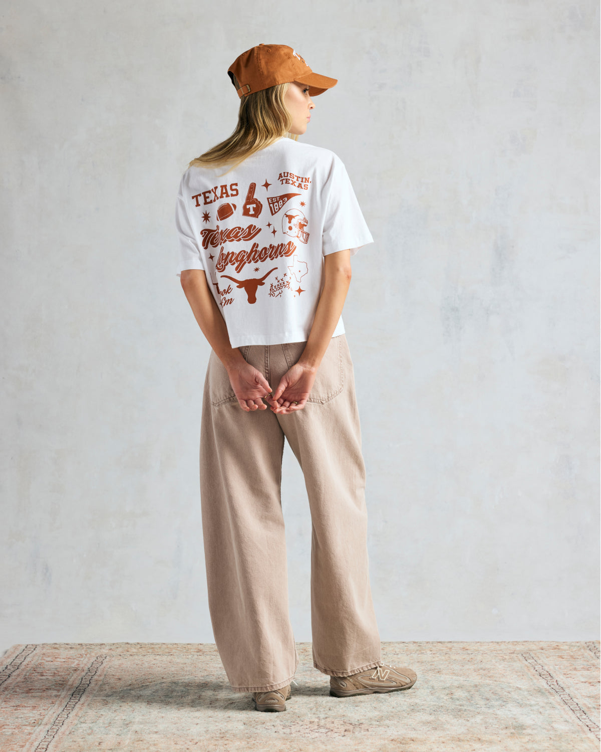 UTAH MAMMOTH COLLAGE SCRIPT '47 REED CITY TEE WOMENS