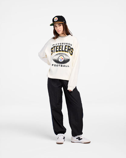PITTSBURGH STEELERS ARCH CLOUD '47 OVERSIZED CREW WOMENS