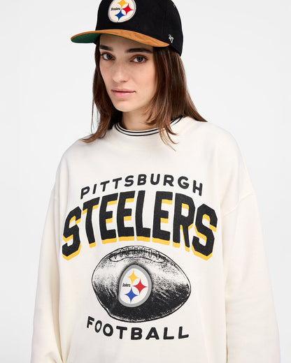 PITTSBURGH STEELERS ARCH CLOUD '47 OVERSIZED CREW WOMENS