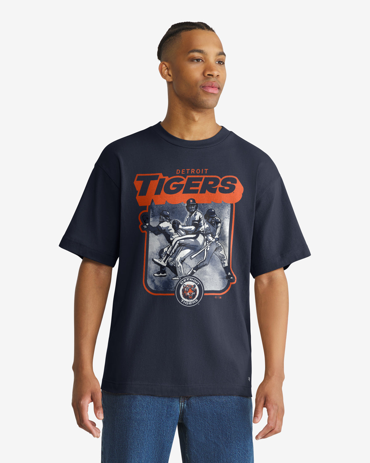 DETROIT TIGERS COOPERSTOWN INFIELD FLY '47 FOUNDATION TEE