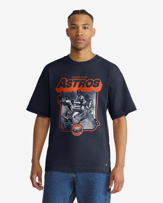 HOUSTON ASTROS COOPERSTOWN INFIELD FLY '47 FOUNDATION TEE