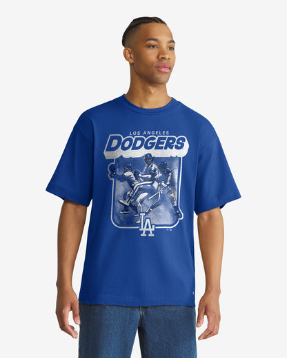 LOS ANGELES DODGERS COOPERSTOW INFIELD FLY '47 FOUNDATION TEE