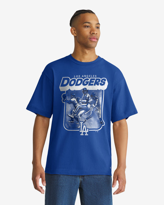 LOS ANGELES DODGERS COOPERSTOW INFIELD FLY '47 FOUNDATION TEE