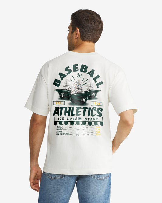 Athletics Baseball Ice Cream Stand '47 Foundation Tee
