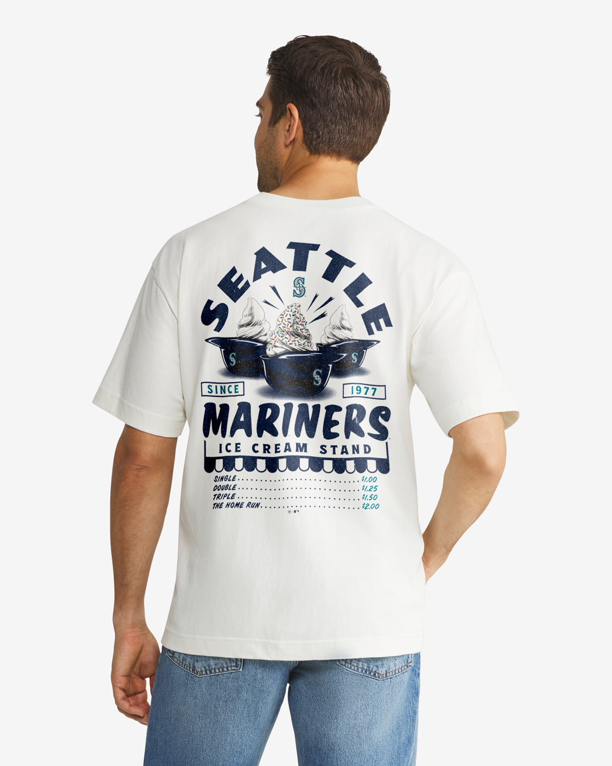Seattle Mariners Ice Cream Stand '47 Foundation Tee