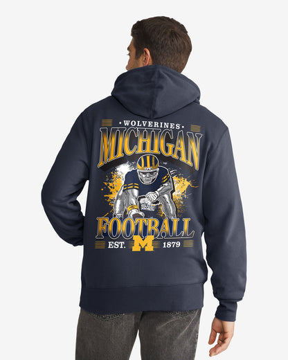 MICHIGAN WOLVERINES BACKER '47 HEADLNE HOOD