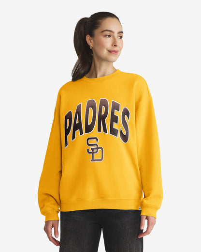 SAN DIEGO PADRES COOPERSTOWN EXTRA INNINGS '47 OVERSIZED CREW WOMENS