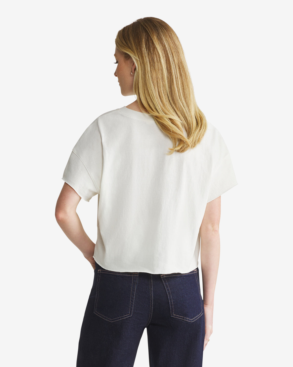 NEW YORK YANKEES OPEN CITY '47 OVERSIZED NOTCH NECK TEE WOMENS