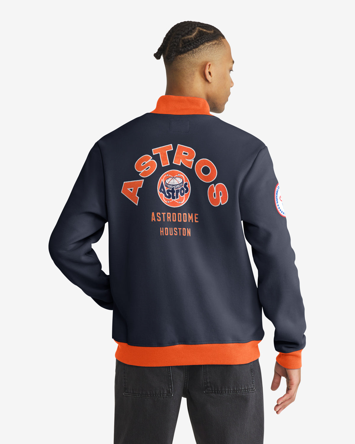 HOUSTON ASTROS COOPERSTOWN RELIEF PITCHER '47 PIQUE TRACK JACKET