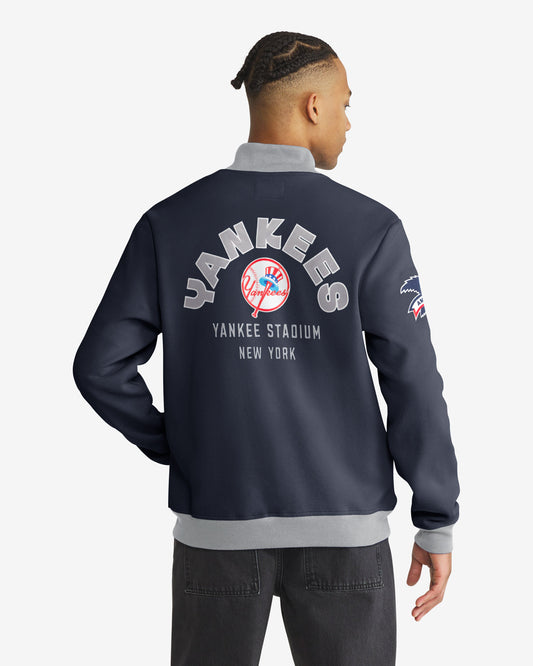 NEW YORK YANKEES COOPERSTOWN RELIEF PITCHER '47 PIQUE TRACK JACKET
